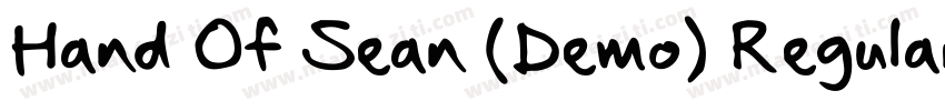 Hand Of Sean (Demo) Regular字体转换
